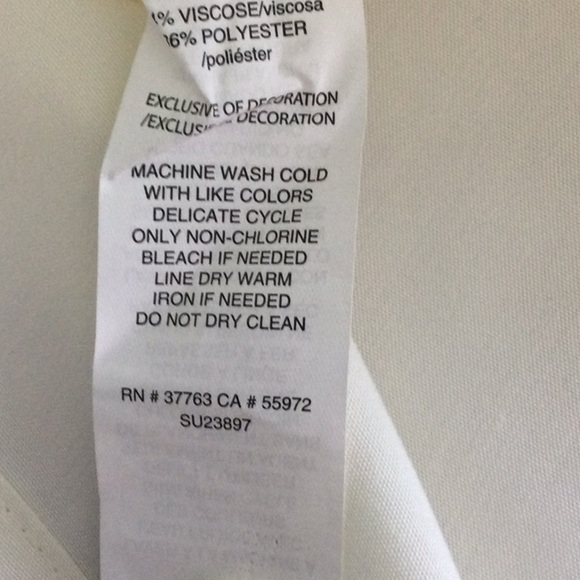 Cubavera Mens shirt size XXL short sleeves light cream button down. #300 - Picture 6 of 9